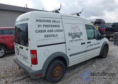 2010 Ford Transit Connect Xl z USA, uszkodzony, nr VIN NM0LS7CN3AT018366